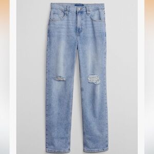 GAP Light Blue Distressed Women Jeans